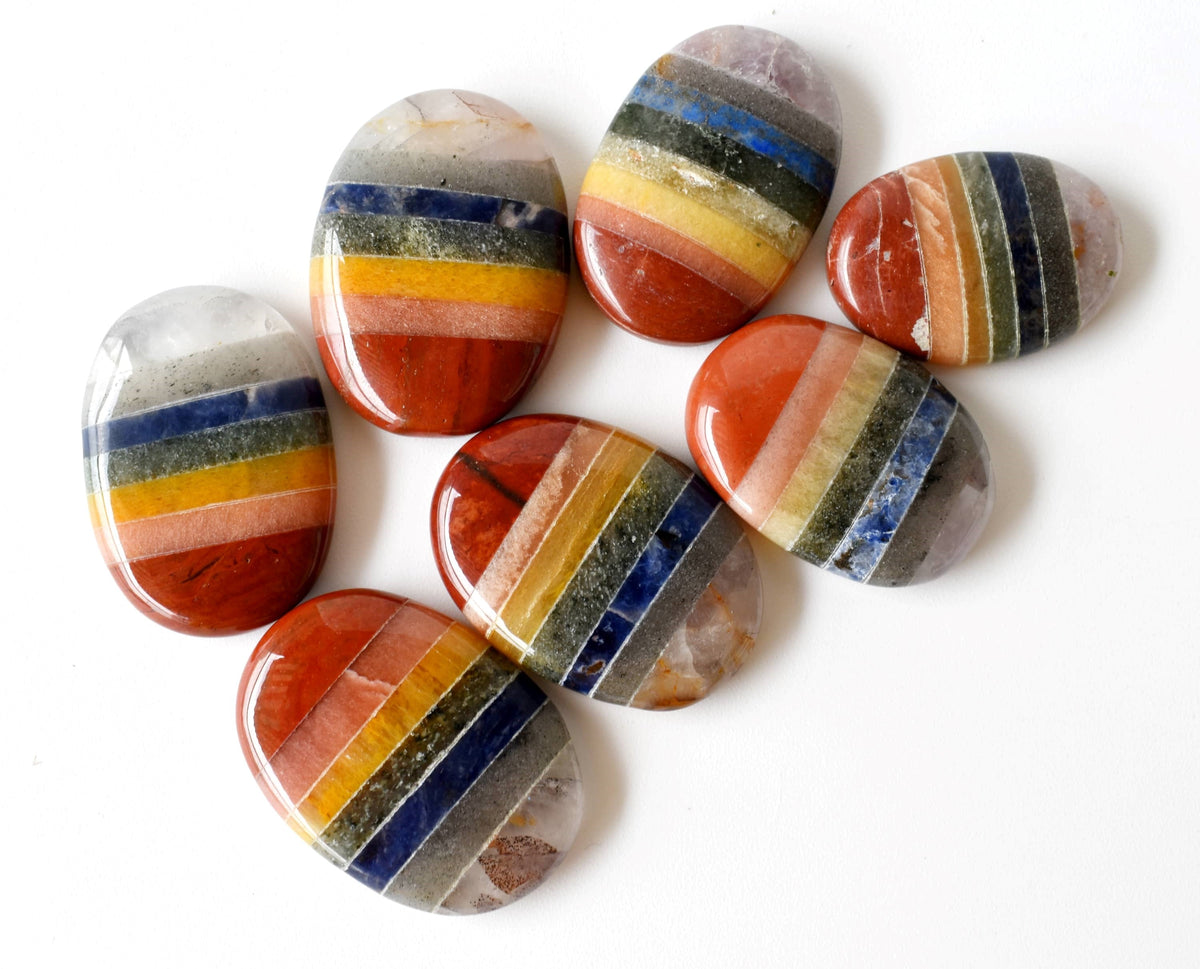 Chakra Bonded Pocket Stones.