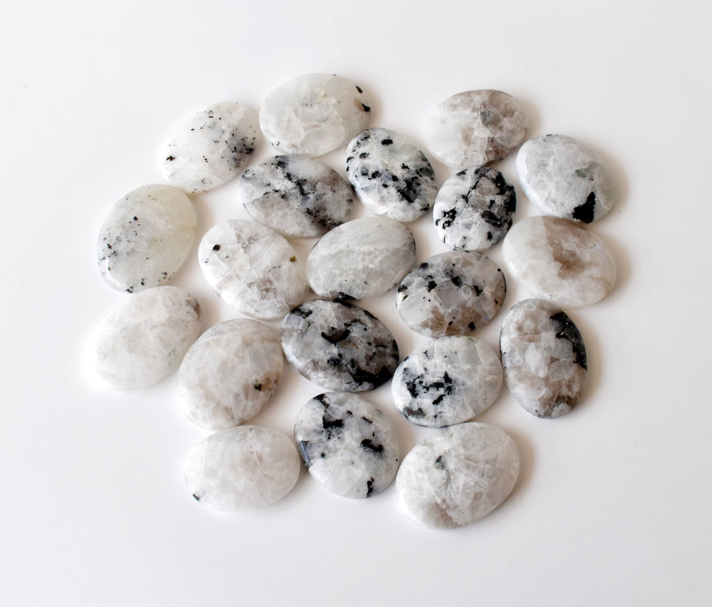 Rainbow Moonstone Worry Stones (Compassion and Psychic Abilities).