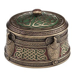Round Celtic Trinket Box | Trinket Boxes | Wiccan Center