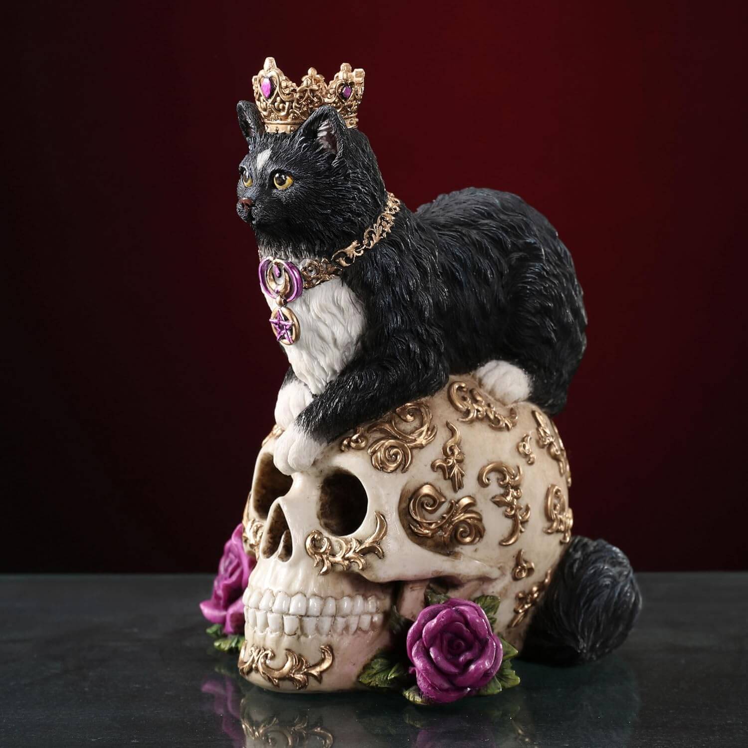 Dark Treasures Cat Figurine