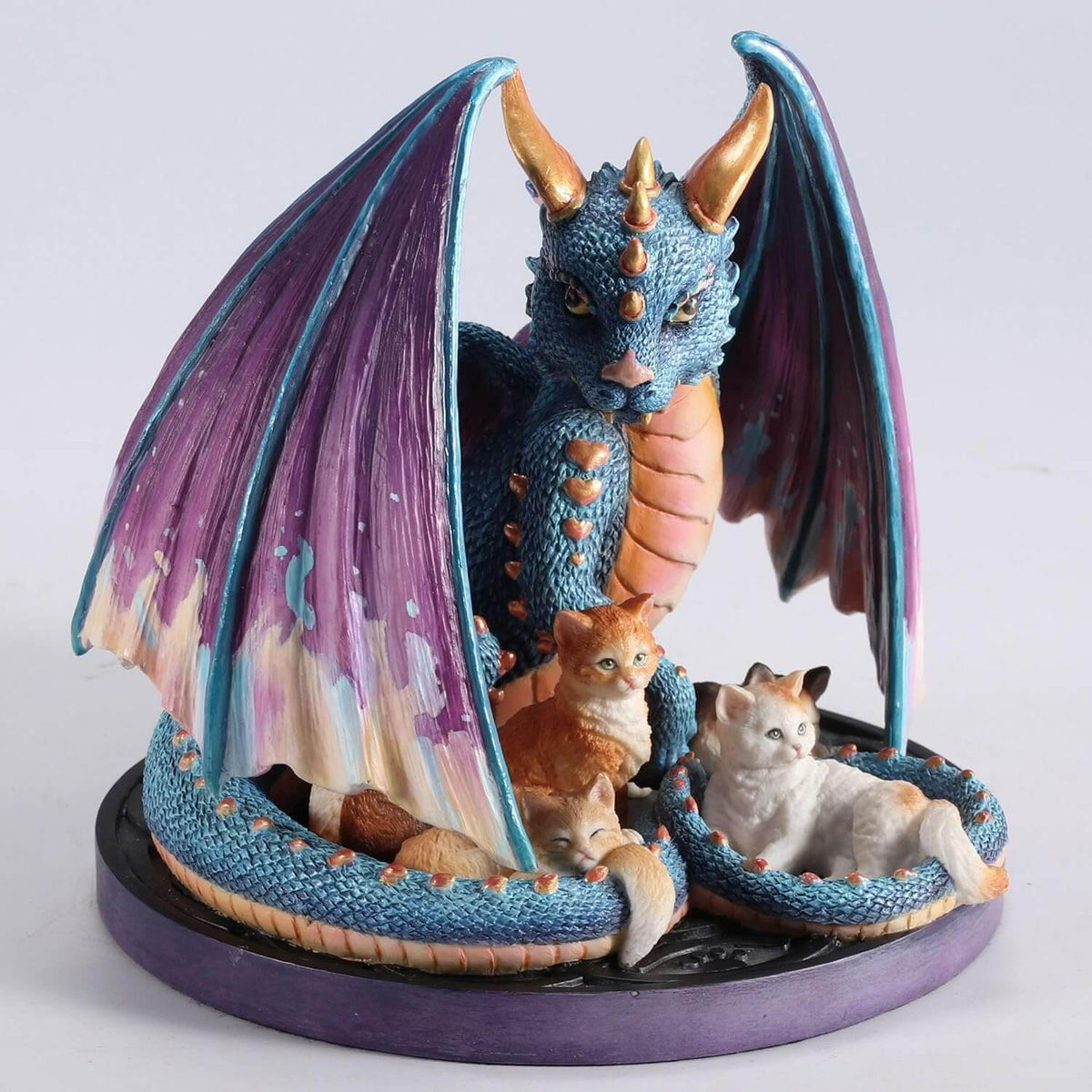 Foster Family Dragon & Cats Figurine
