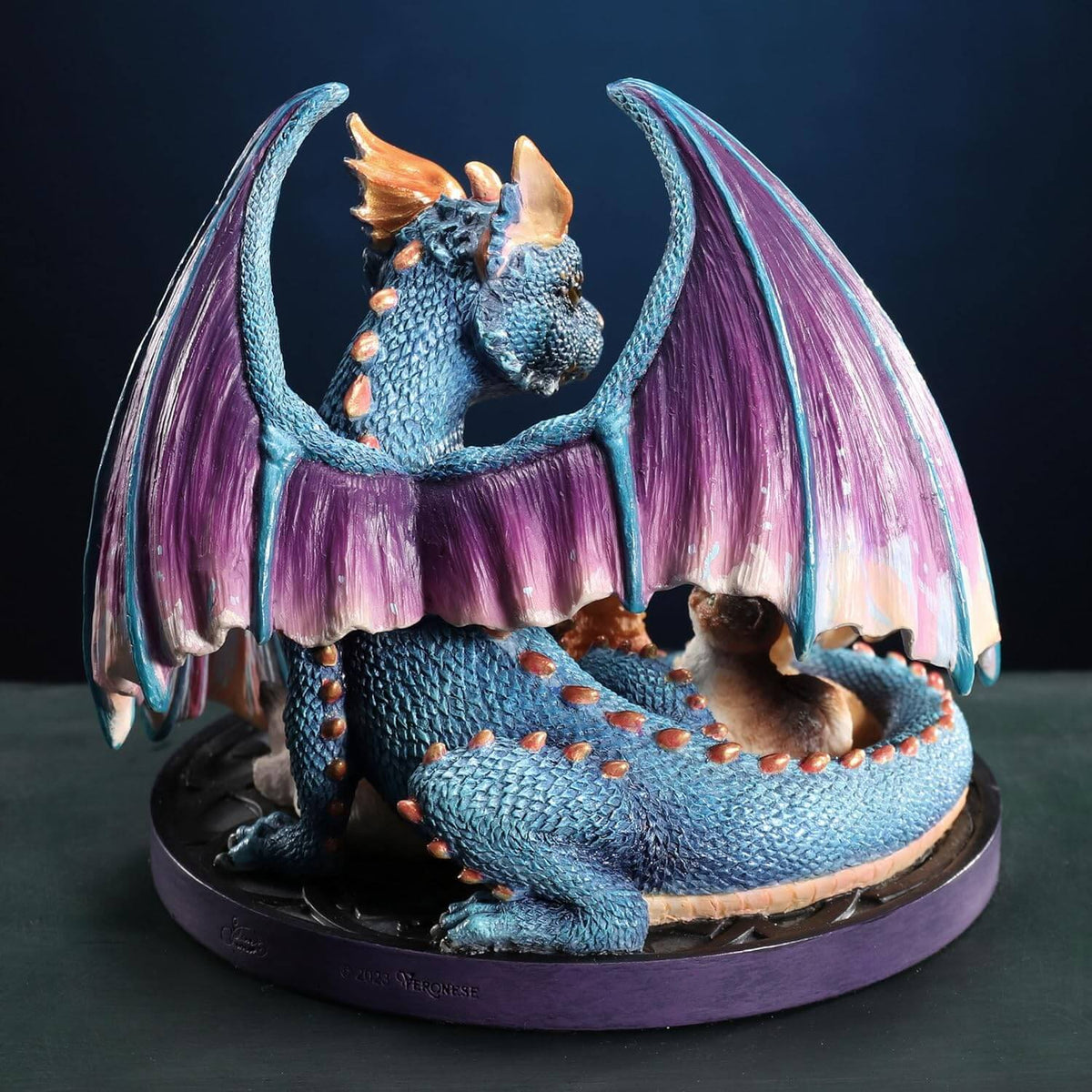 Foster Family Dragon & Cats Figurine
