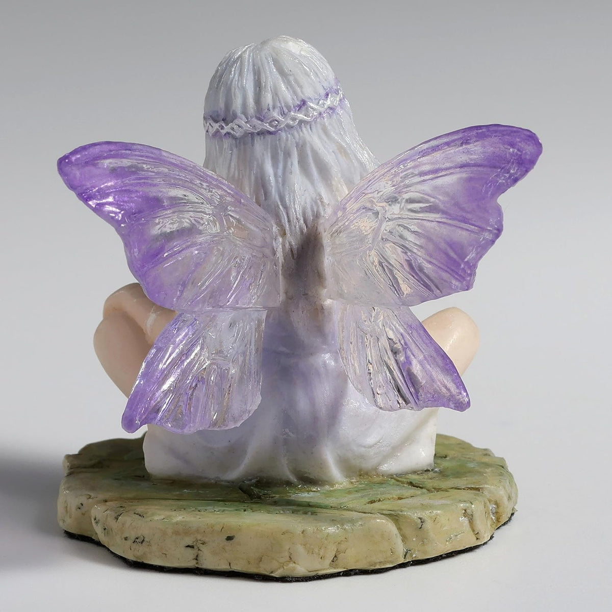 Lavender Thinking Fairy Figurine