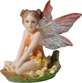 Carnelian Kneeling Fairy Figurine