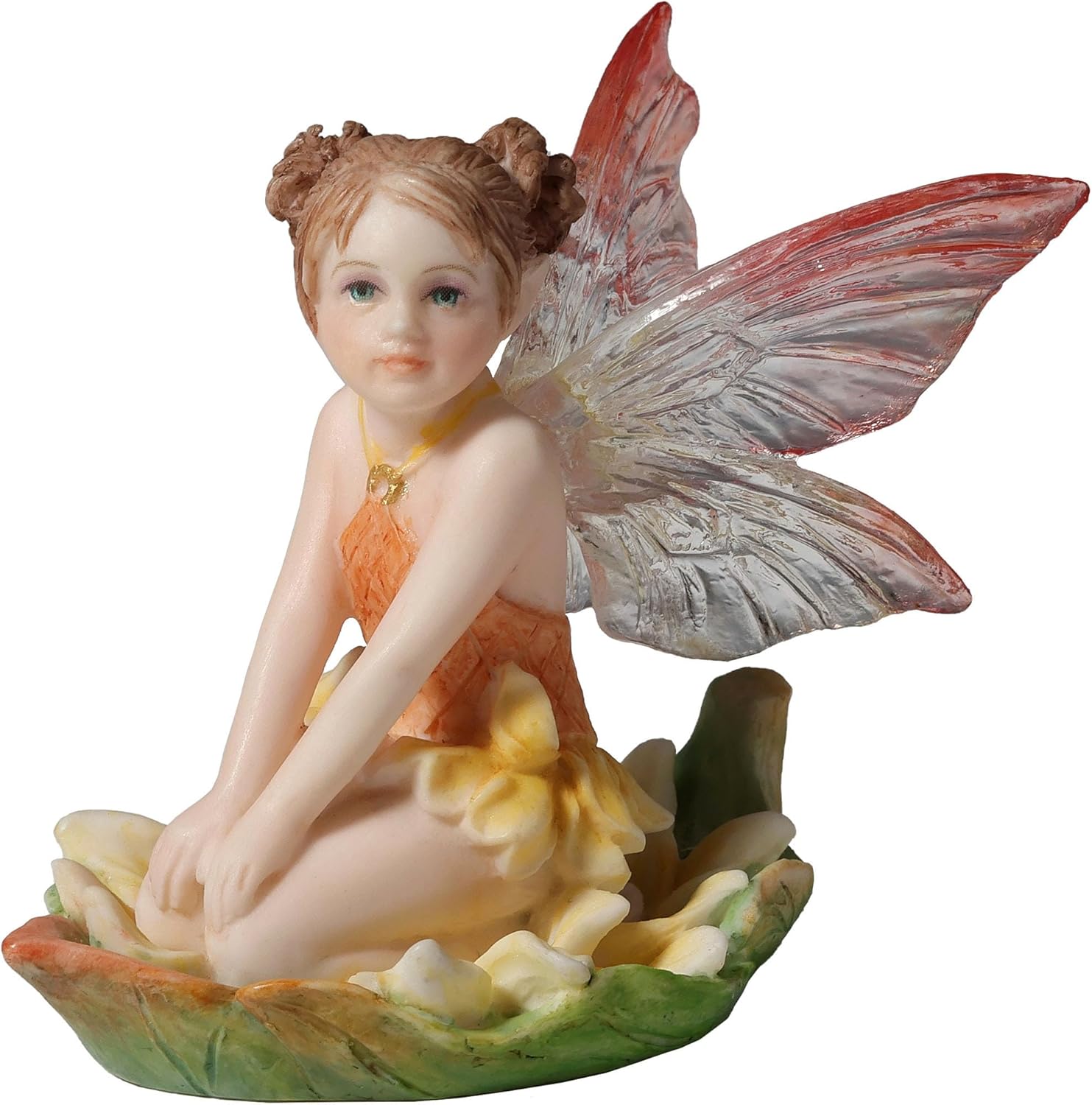 Carnelian Kneeling Fairy Figurine