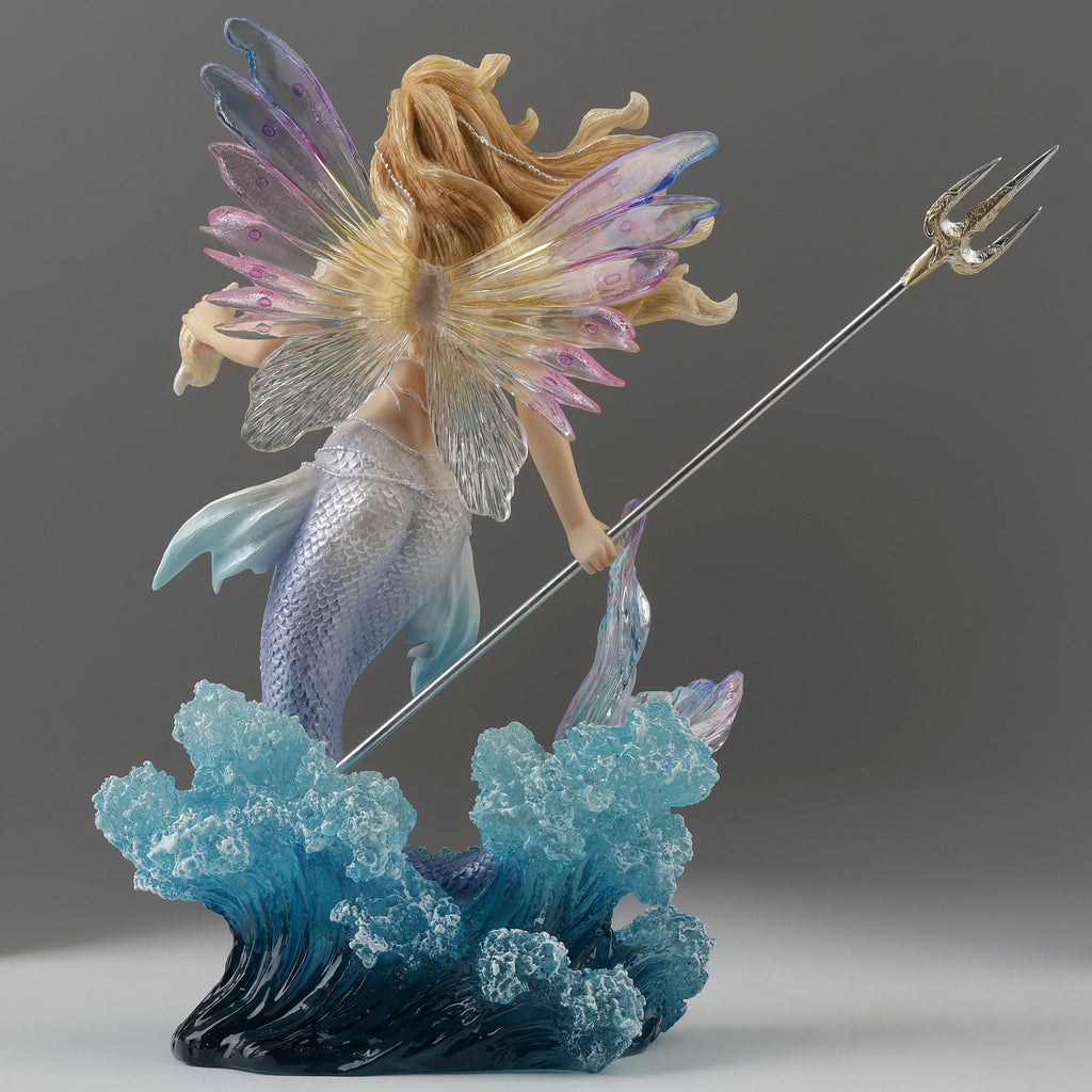 Queen Mermaid Fairy Holding Trident Figurine | Mermaids | Wiccan Center