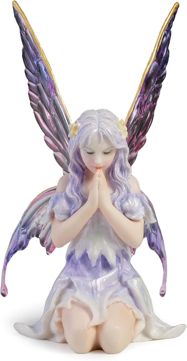 Periwinkle Wishing Fairy Figurine | Fairy Figurines | Wiccan Center