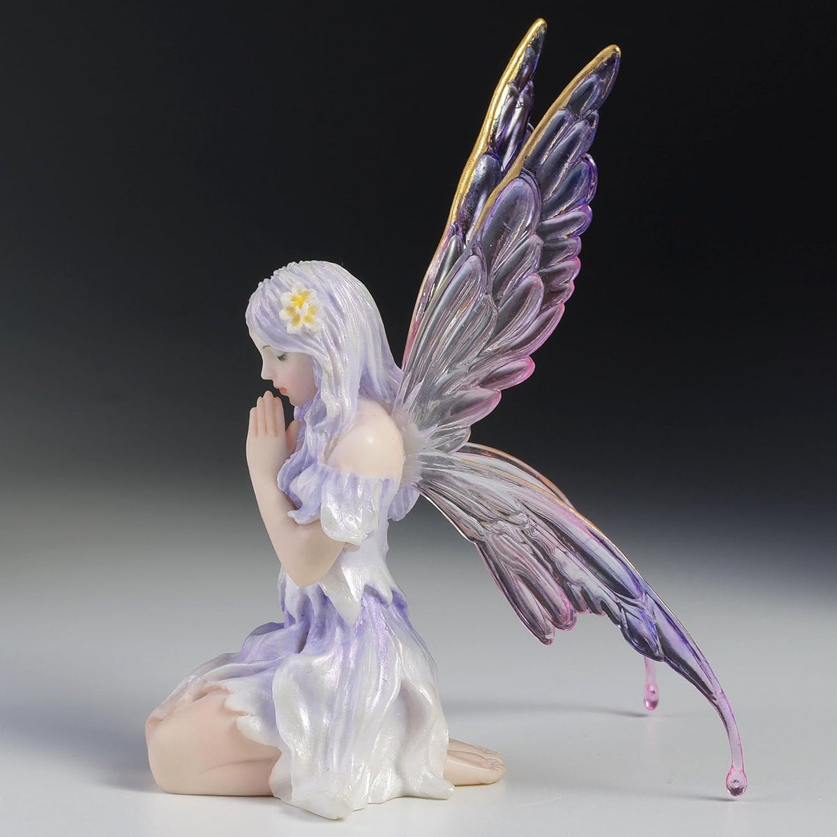 Periwinkle Wishing Fairy Figurine | Fairy Figurines | Wiccan Center