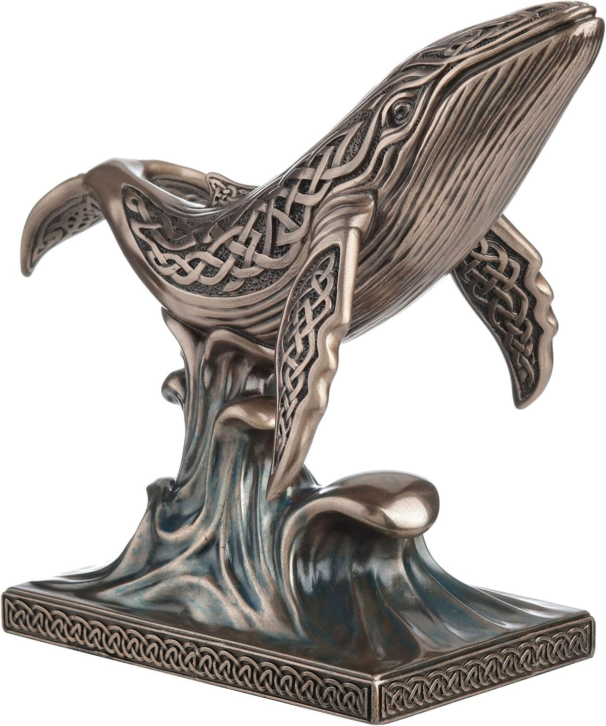 Humpback Whale with Celtic Knot Figurine