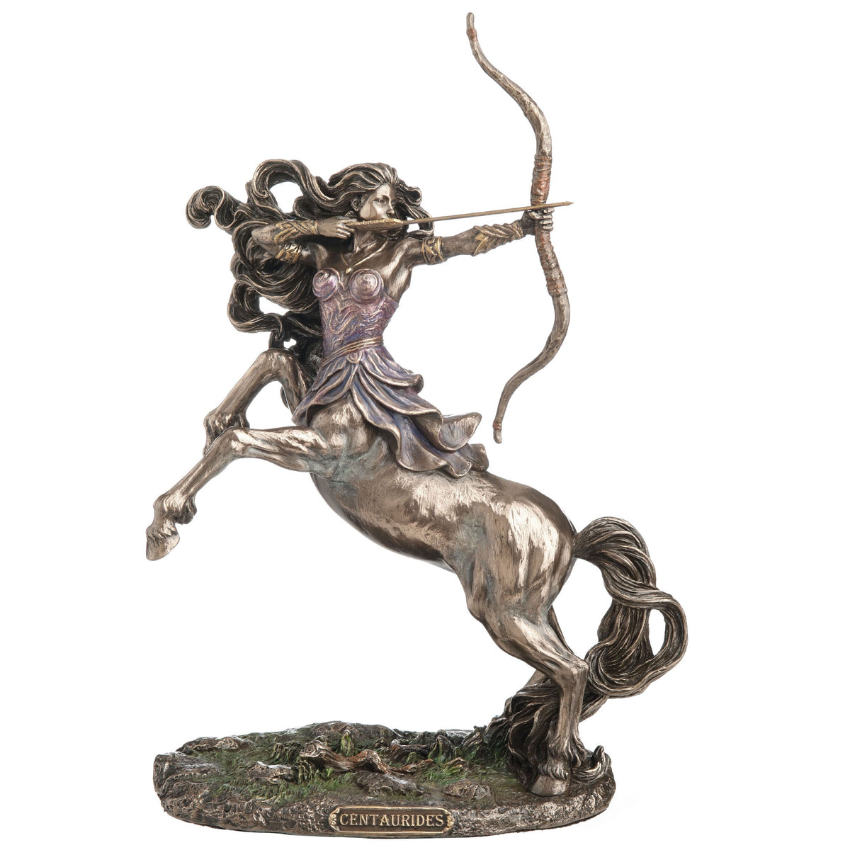 Rearing Centauride Drawing Bow Figurine