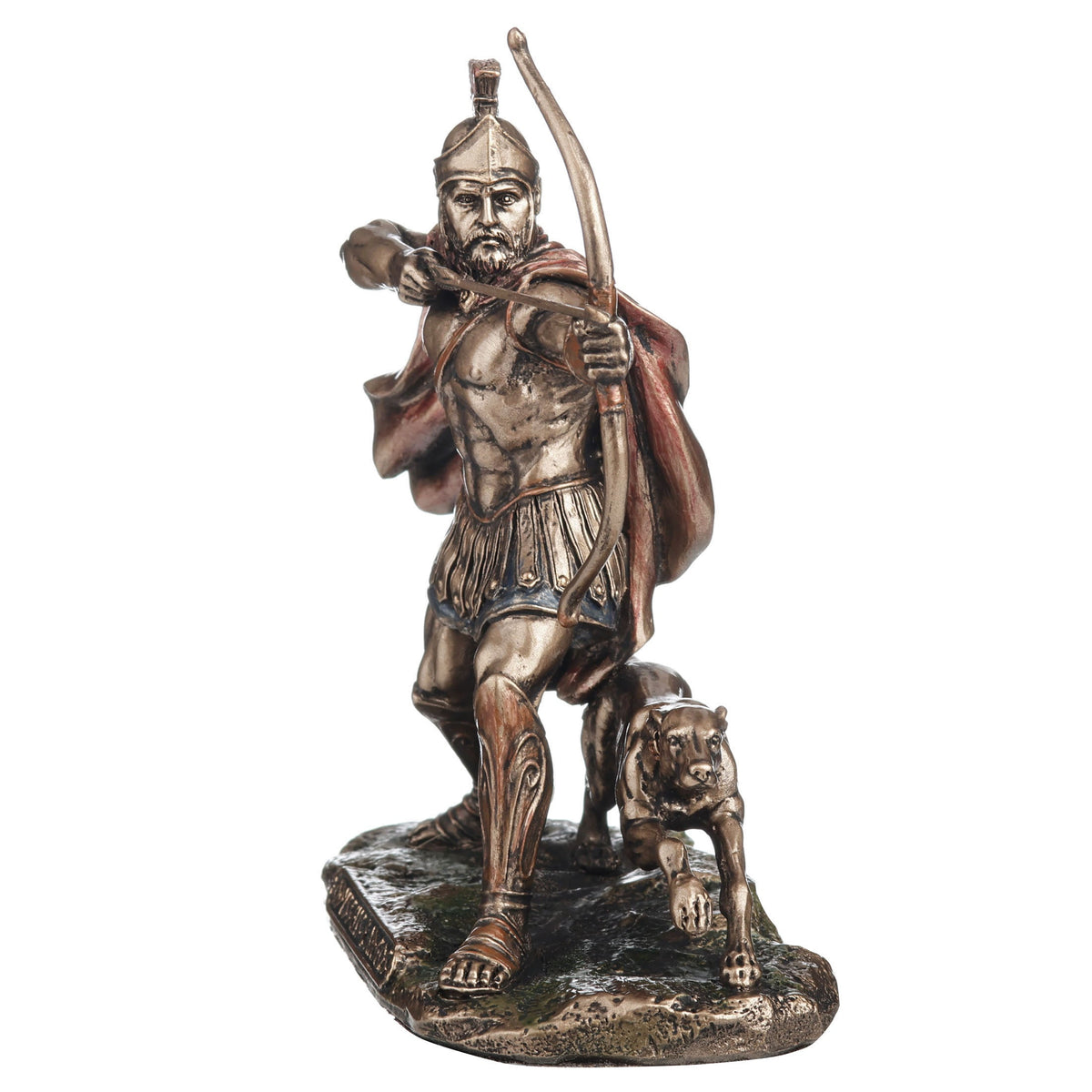 Odysseus Drawing His Bow with Argos Figurine | Gods & Goddesses | Wiccan Center