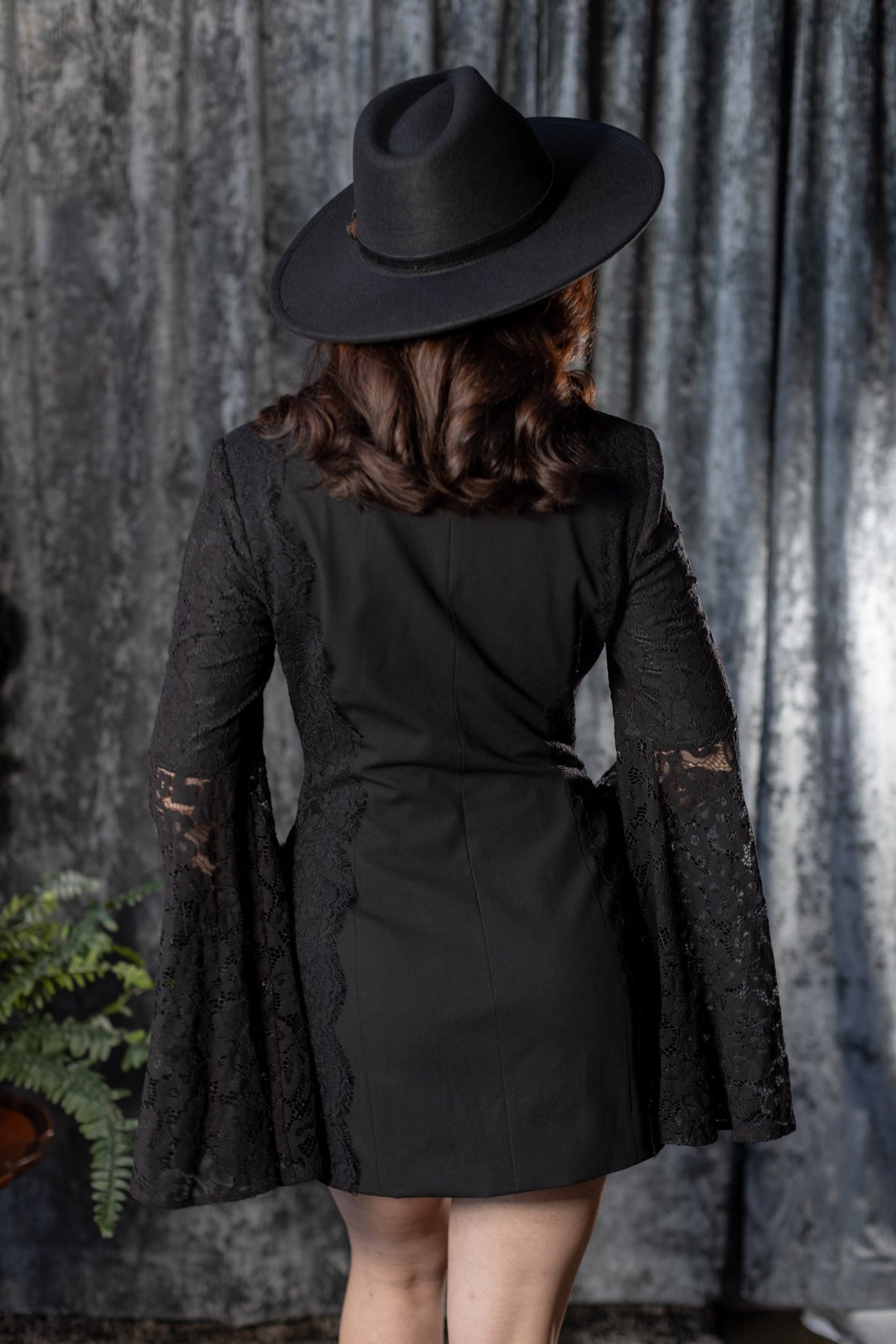 Evangeline - Gothic Blazer Mini Dress  - READY TO SHIP