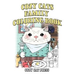 Cozy Cats Family Coloring Book: Cozy Cat Press - Paperback | Books | Wiccan Center