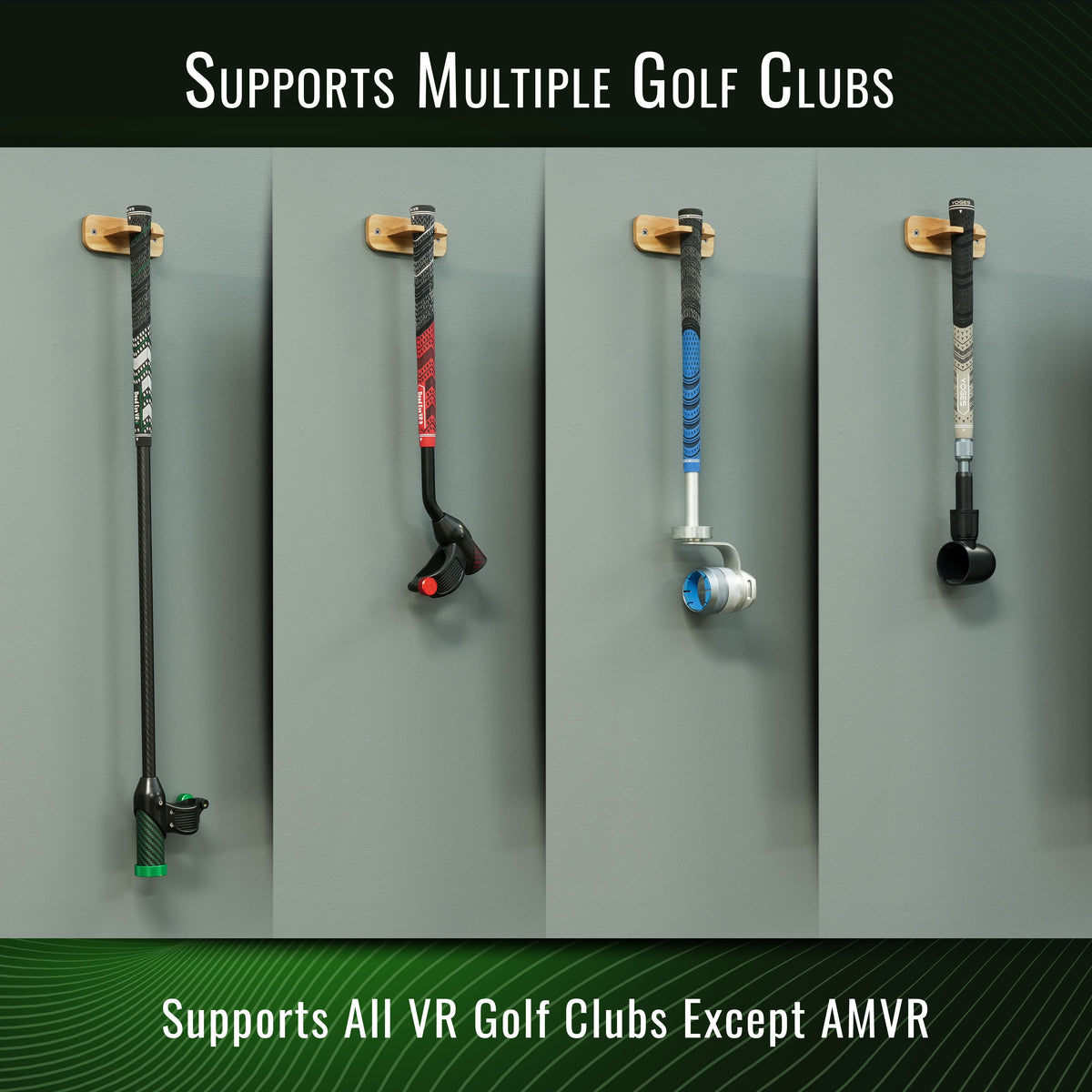 DriVR Wall Mount System - Storage System for Standard and Putter Gripped DriVR VR Golf Club Handles | | Wiccan Center