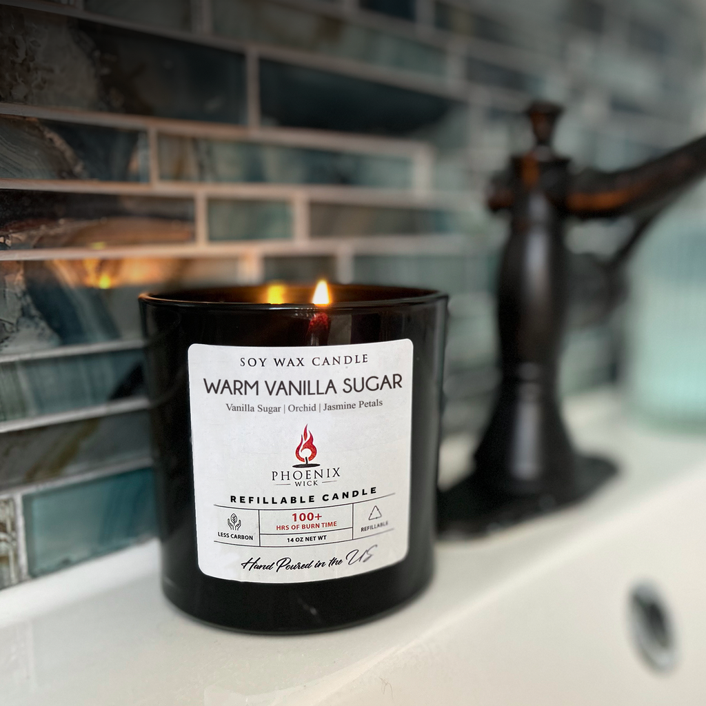Warm Vanilla Sugar - Candle-Making Kit + Jar