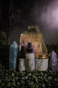 Water Element Ritual Kit | Moon Tides Candle, Bath Tea & Moonstone | Emotional Healing, Intuition & Flow