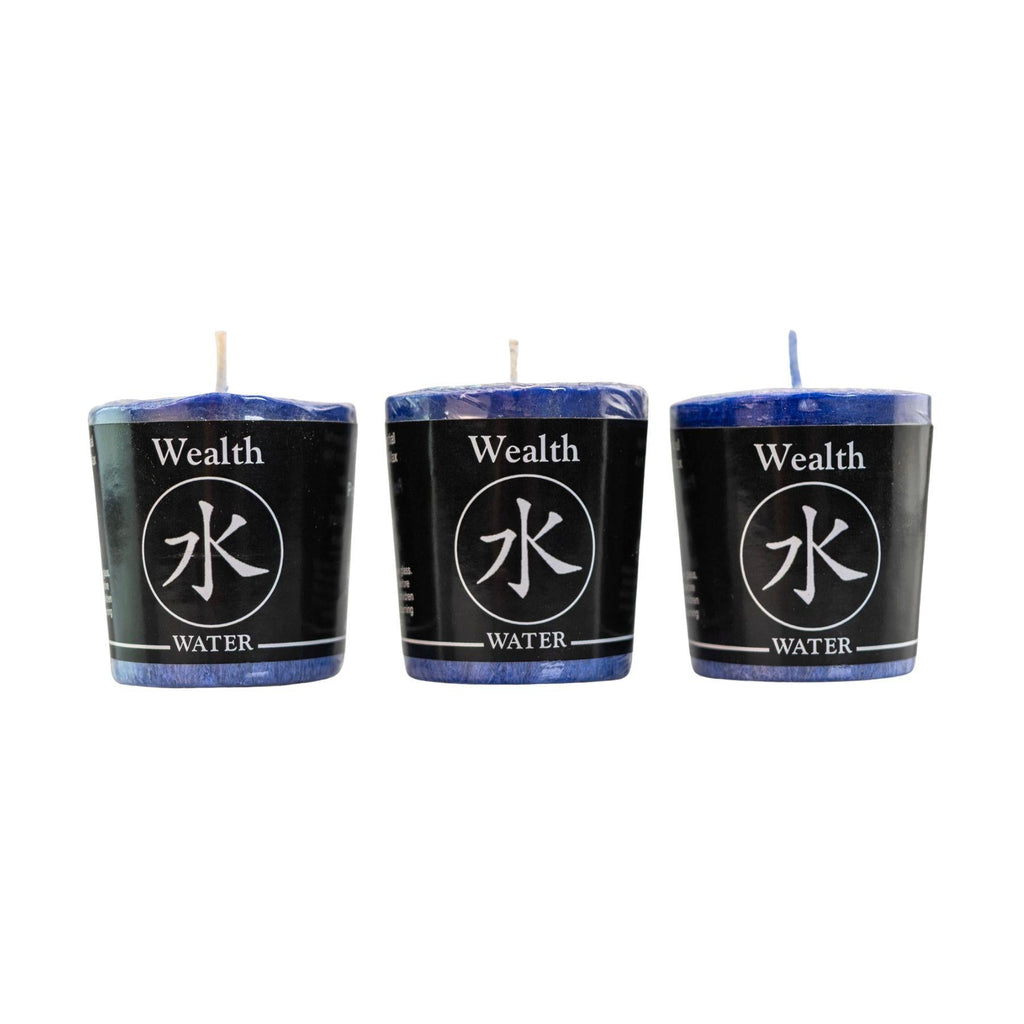 Wealth and Water Votive Candle | Candles | Wiccan Center