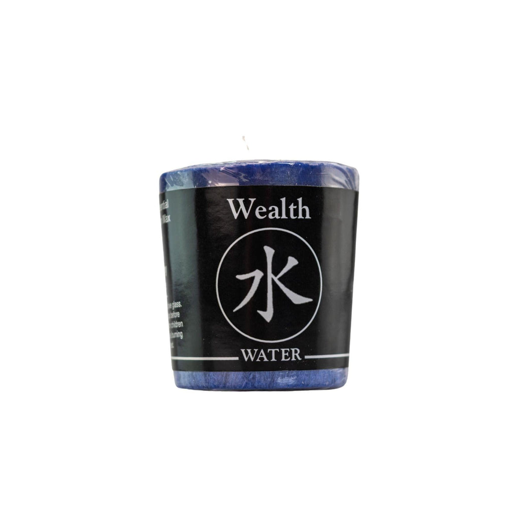 Wealth and Water Votive Candle | Candles | Wiccan Center