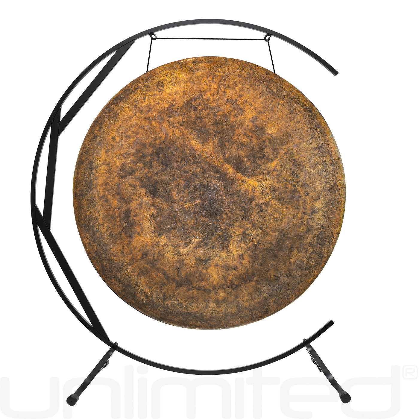 34" Chinese Gongs on the Welcoming Stand | Gong & Stand Combo | Wiccan Center