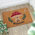 Natural Welcome Mushroom House Doormat | Door Mats | Wiccan Center
