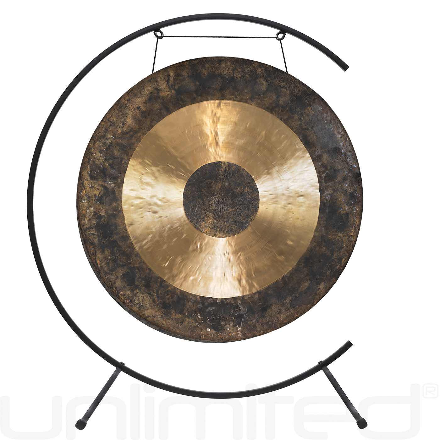 26" Chinese Gongs on the Welcoming Gong Stand | Gong & Stand Combo | Wiccan Center