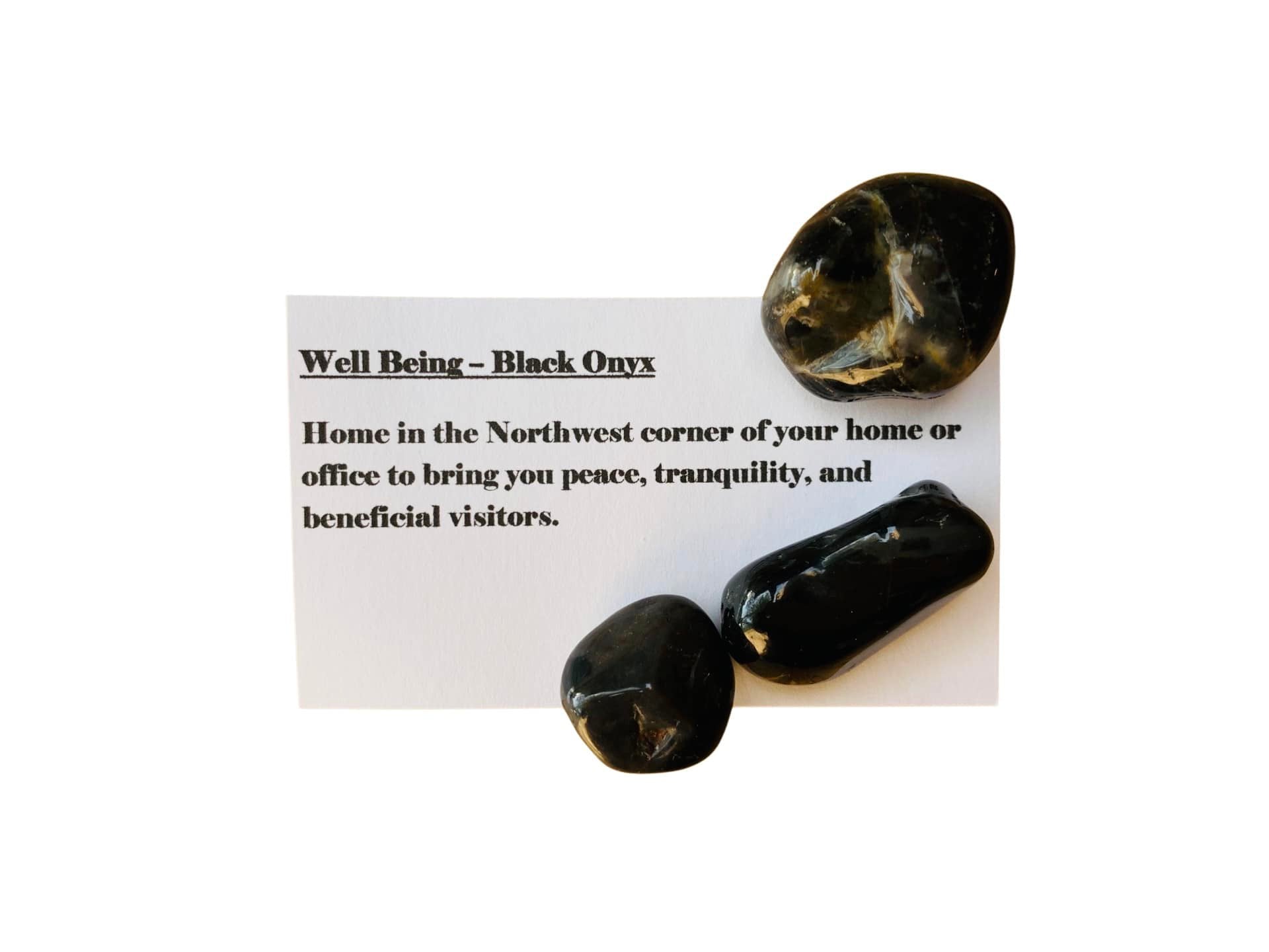 Well-Being: Black Onyx | | Wiccan Center