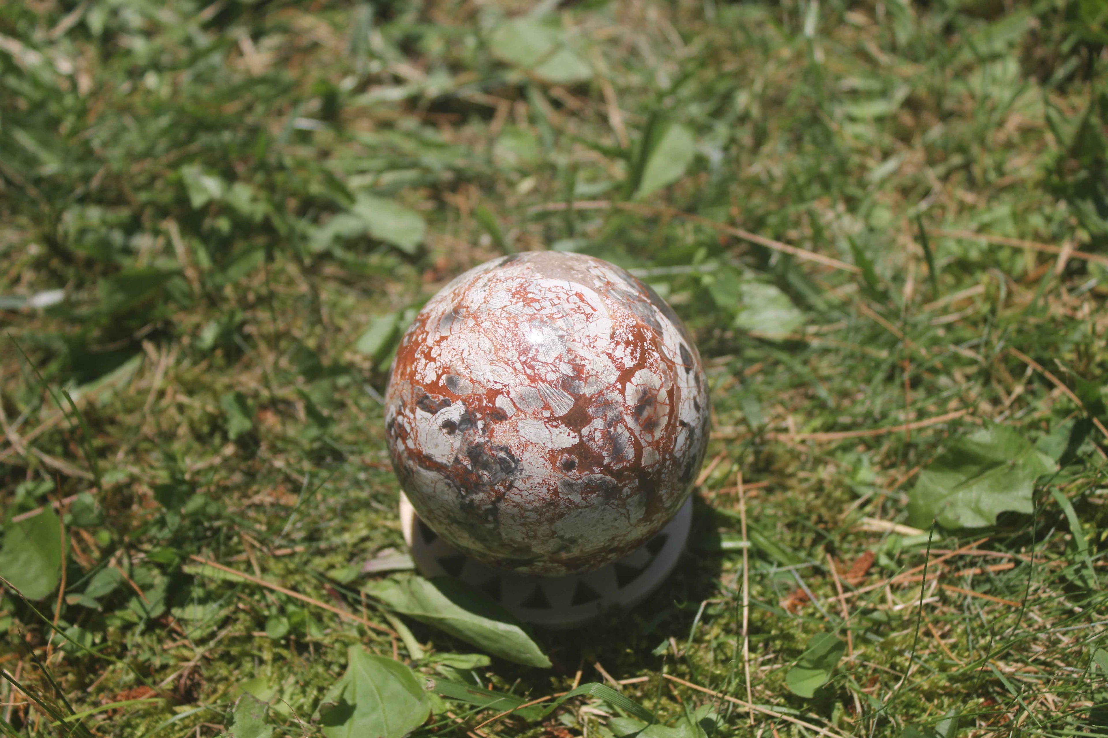 Money Agate Sphere – Abundance, Stability & Prosperity Energy Crystal Ball | Spheres | Wiccan Center