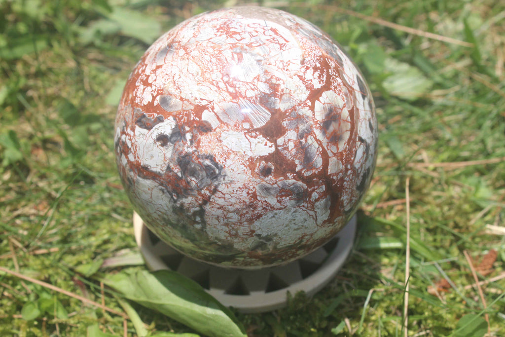 Money Agate Sphere – Abundance, Stability & Prosperity Energy Crystal Ball | Spheres | Wiccan Center