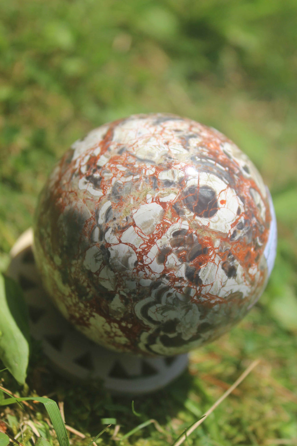 Money Agate Sphere – Abundance, Stability & Prosperity Energy Crystal Ball | Spheres | Wiccan Center