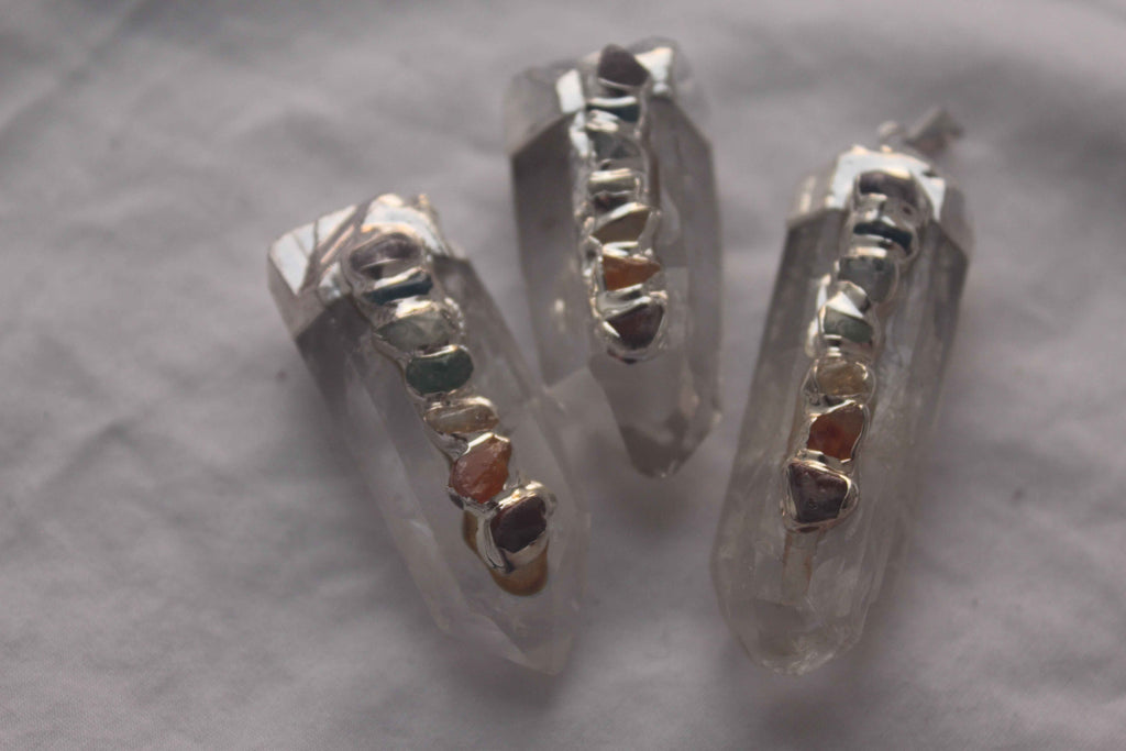 Chakra Quartz Pendant | | Wiccan Center