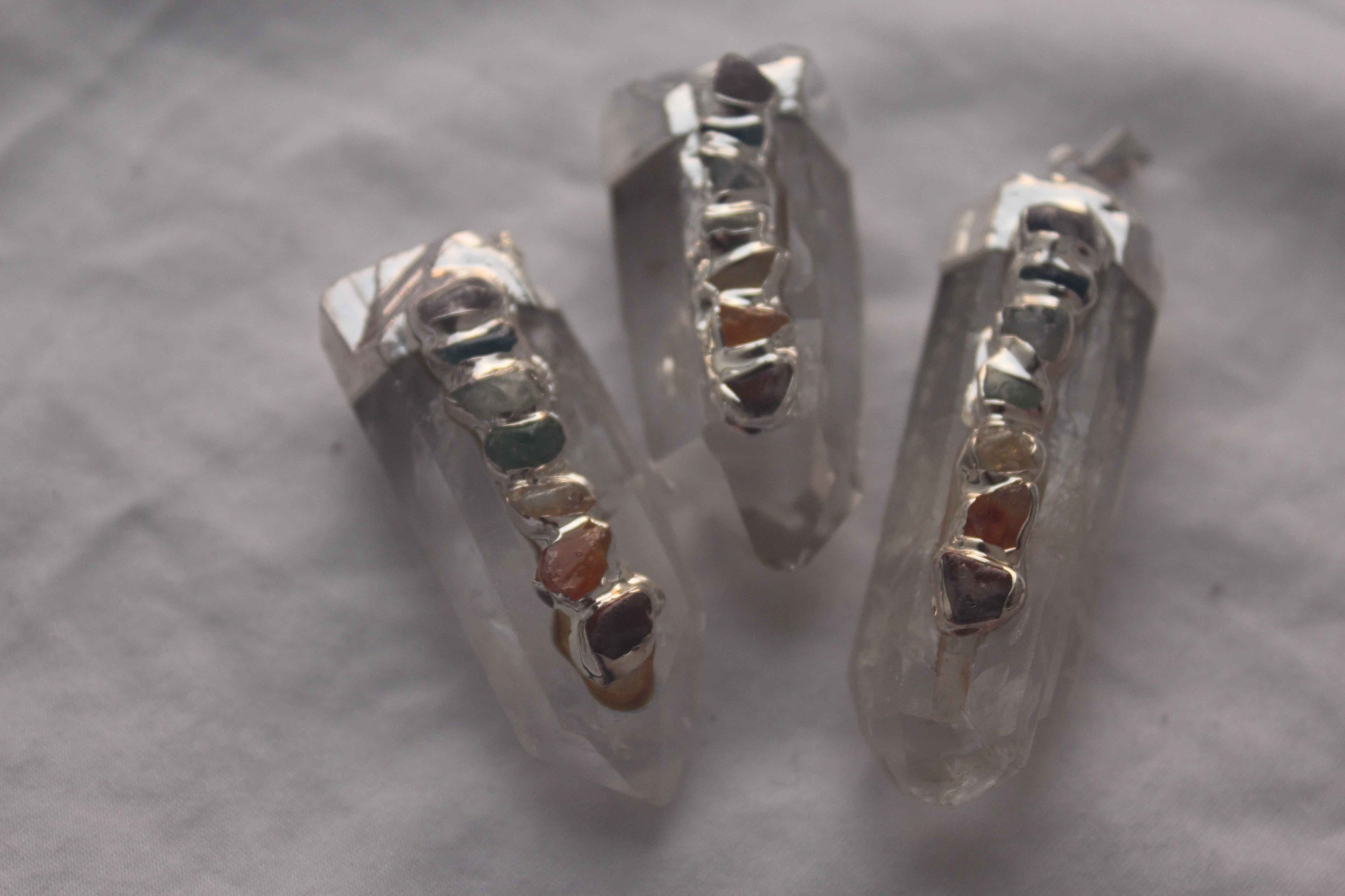 Chakra Quartz Pendant | | Wiccan Center