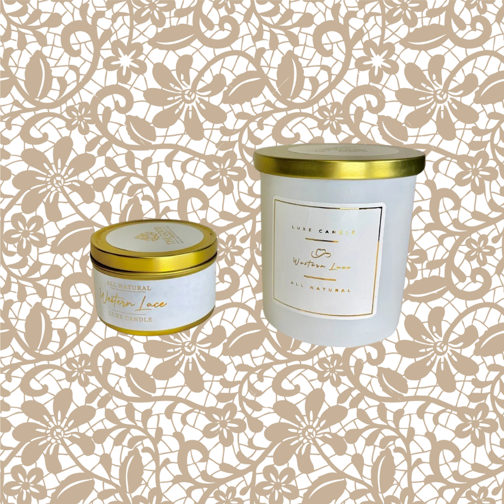 Western Lace Luxe Candle
