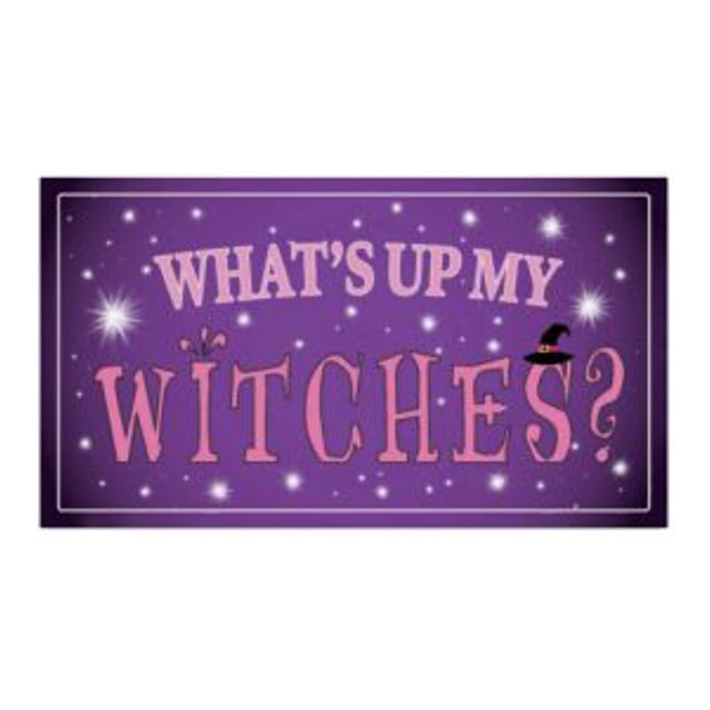 What's Up My Witches Sticker 4.5" x 2.5" | Decal | Wiccan Center