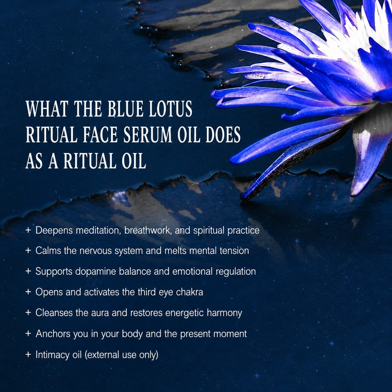 Blue Lotus Ritual Face Oil | Sacred Egyptian Elixir for Glow & Spiritual Awakening 🩵🌿