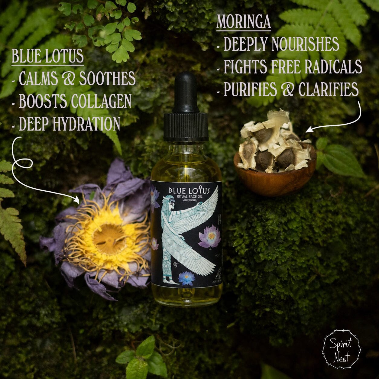 Blue Lotus Ritual Face Oil | Sacred Egyptian Elixir for Glow & Spiritual Awakening 🩵🌿