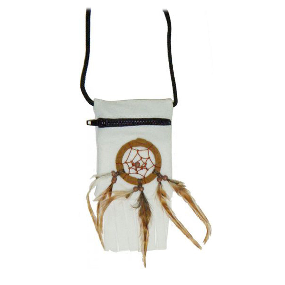 White Pouch Dreamcatcher | Dreamcatcher | Wiccan Center