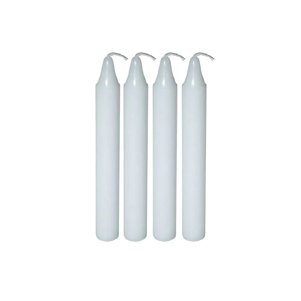 Mini Ritual Candle - White (Set of 4) | Candle | Wiccan Center