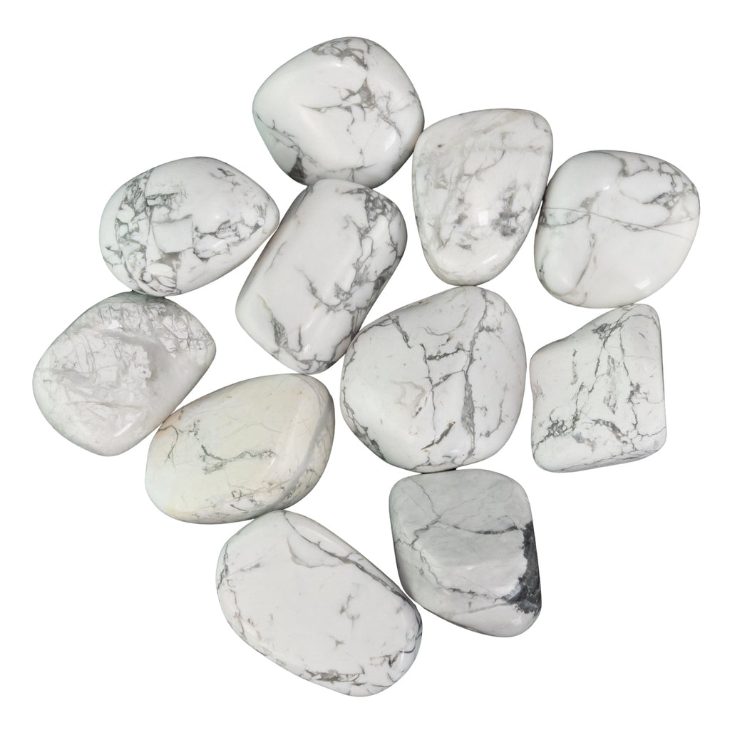 White Howlite Tumbled 1lb | Crystals | Wiccan Center