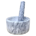 White Marble Mortar & Pestle 2.5"H x 4.5"W | Mortar & Pestle | Wiccan Center