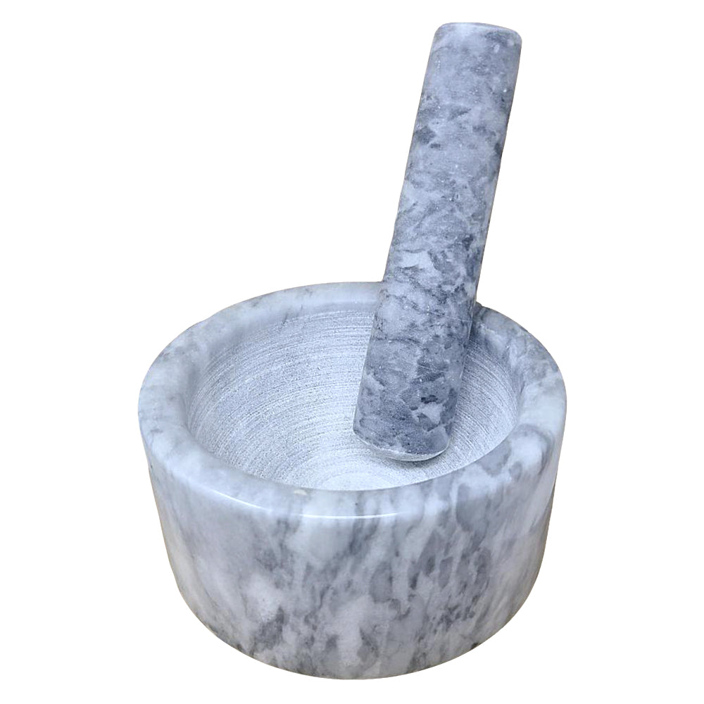 White Marble Mortar & Pestle 2.5"H x 4.5"W | Mortar & Pestle | Wiccan Center