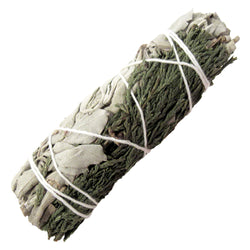 White Sage and Cedar Smudge Stick 3-4" | smudge sticks | Wiccan Center
