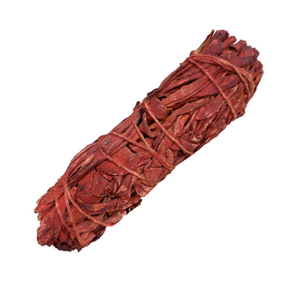 White Sage & Dragon's Blood smudge stick 3-4"