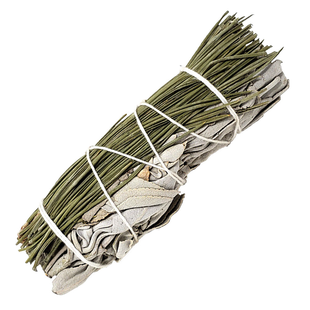 White Sage & Pine Smudge Stick 4" | smudge sticks | Wiccan Center