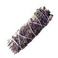 White Sage & Purple "Royal" Lavender Flower Smudge Stick | smudge sticks | Wiccan Center