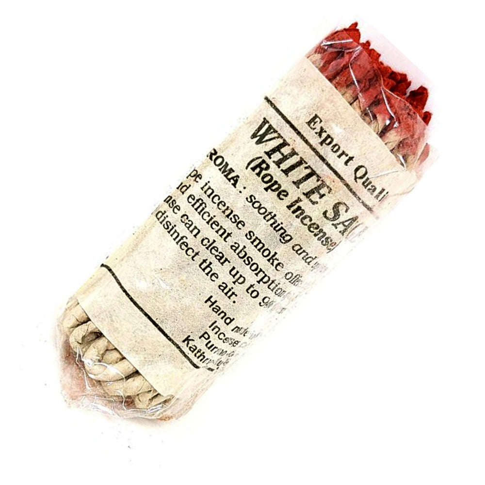 White Sage Tibetan Rope Incense 45 ropes | Incense | Wiccan Center