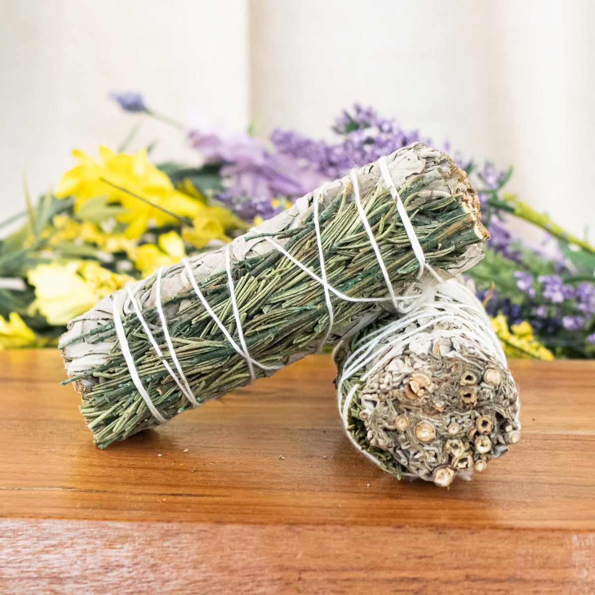 White Sage with Rosemary Smudge Stick | Incense | Wiccan Center