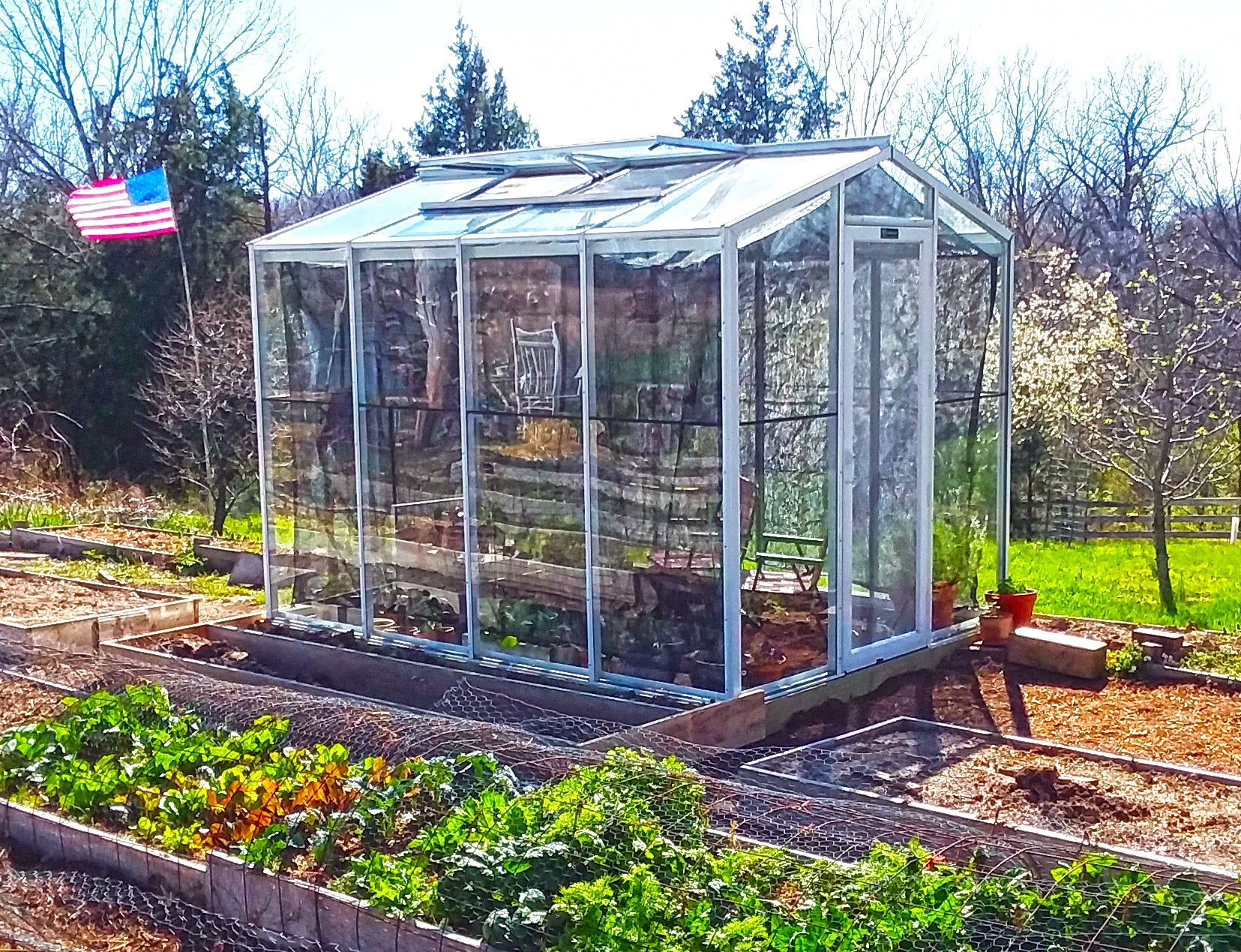 Palmetto Greenhouse 8' x 10' | Greenhouse 8x10 | Wiccan Center