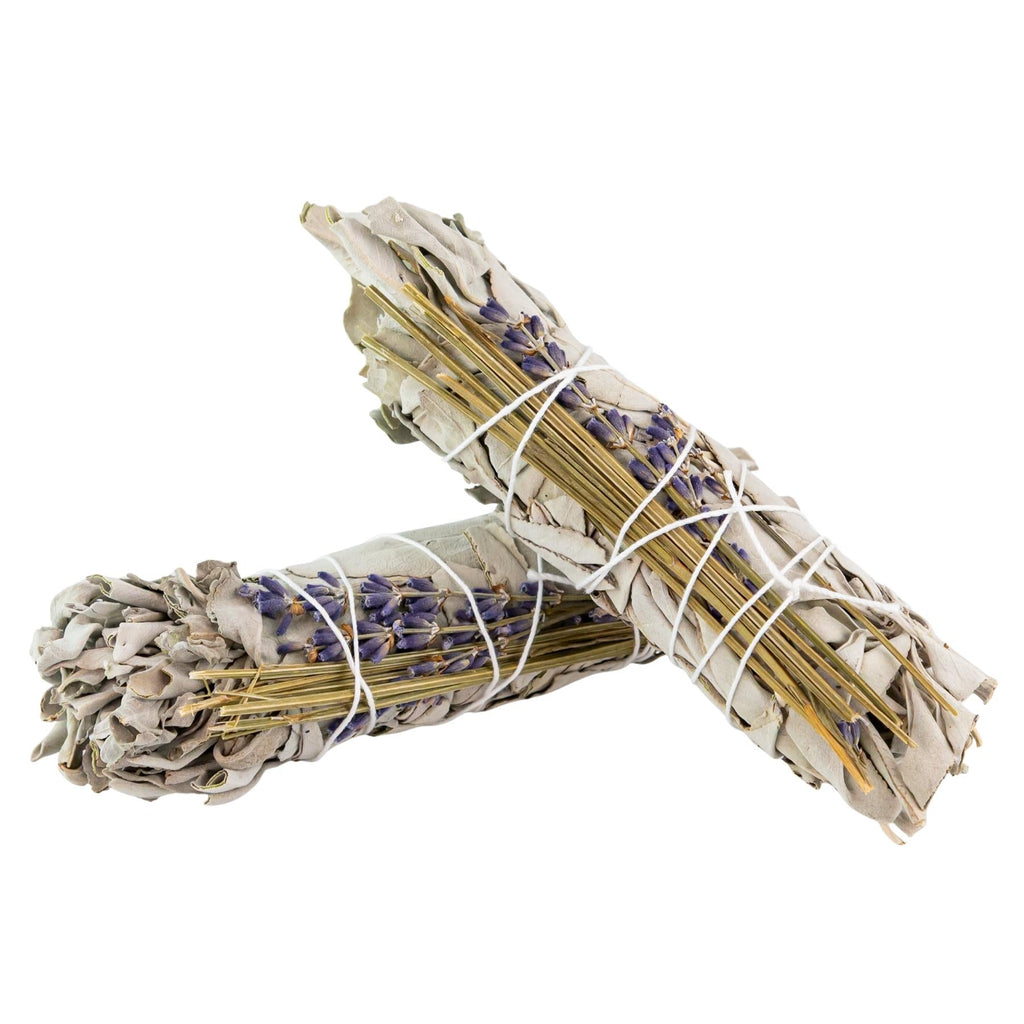 White Sage with Lavender Smudge Stick | Incense | Wiccan Center