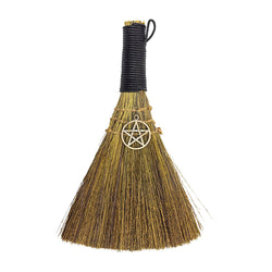 Mini Besom (Witch's Ritual Broom) Pentacle | Besom | Wiccan Center