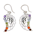 Wing Chakra Earrings with Semi-Precious Stones | Earrings | Wiccan Center